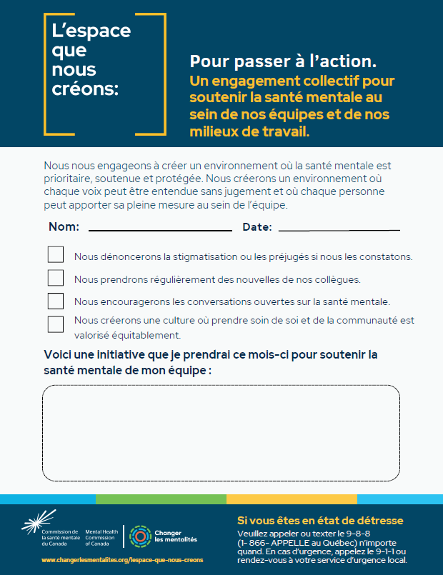 Un engagement collectif pour soutenir la santé mentale